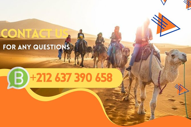 1 Night in desert Merzouga with Camel trek - Erg-Chebbi, Morocco - Key highlights worth knowing