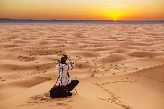 1 Night in desert Merzouga with Camel trek - Erg-Chebbi, Morocco - Sunset in the dunes, then Berber camp life for one unforgettable night