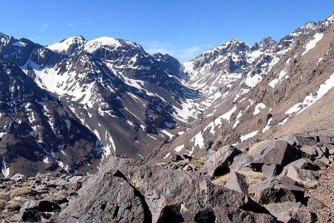 2 day mount toubkal trek ( private trek ) - Day One to Base Camp: Aroumd Village, Sidi Chamharouch, and River Views