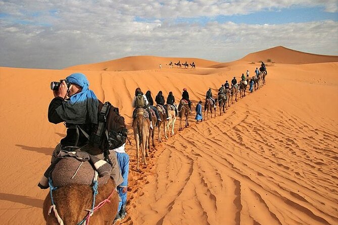 2 Days Sahara Group Tour Fez to Marrakech via Merzouga - Day 2: sunrise dunes, breakfast, then a long drive to Marrakech