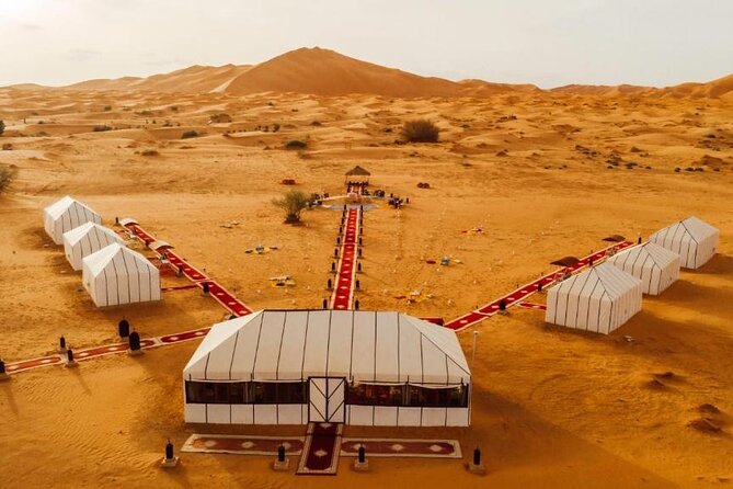 2Days Share Tour From Fes To Marrakech Or Fes Via Sahara & camel - Day 2: camel return, a shower in Merzouga, and then lunch on your own