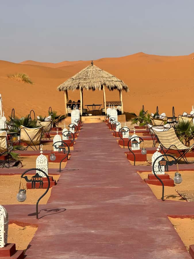 3-Day luxury Adventure: Marrakech to Merzouga incl.Quad/show - Merzouga Arrives, Sunset Camel Ride Starts the Desert Chapter