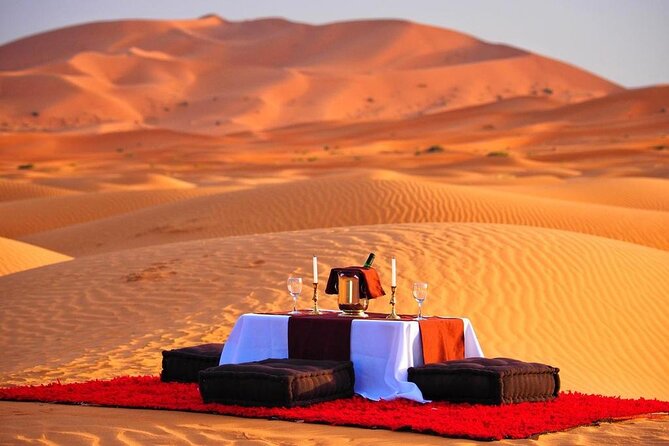 3-Day Marrakech to Fes Sahara Desert Tour via Merzouga - Erg Chebbi at night, camp life, and tent upgrades that matter