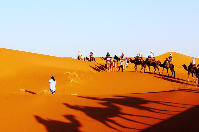 3-Day Sahara Desert Trip From Marrakech To Merzouga - The route via Toudra and Erfoud, Morocco’s kasbah corridor in daylight