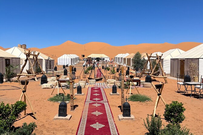 3 Day Tour From Marrakech to the Desert - Merzouga desert sunset and haima camp night under the stars