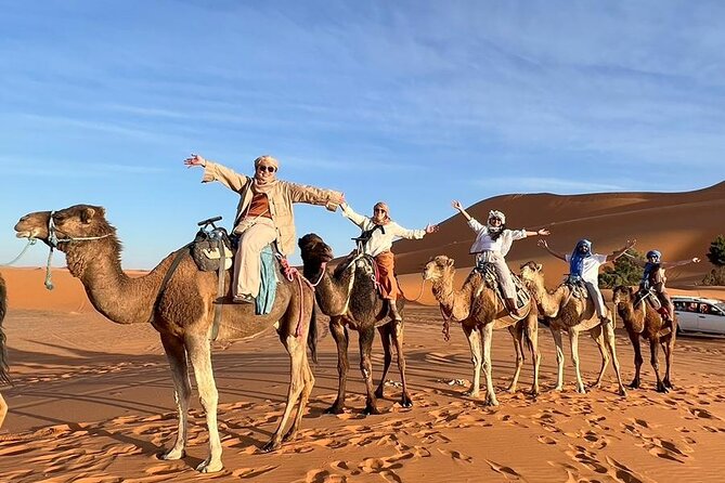 3 Days Deep Merzouga Desert Tour from Marrakech - Dinner and drums music in a Berber nomad camp
