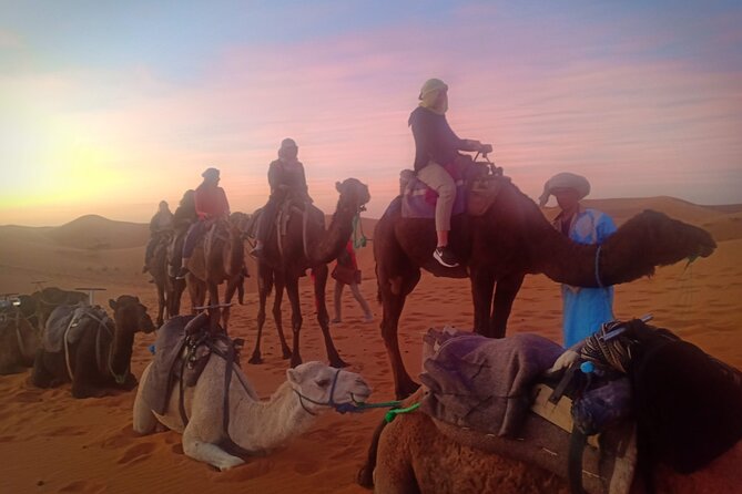 3 Days Sahara Tour from Marrakech to Merzouga Dunes - Overnight comfort: A/C suite night, private desert tent night