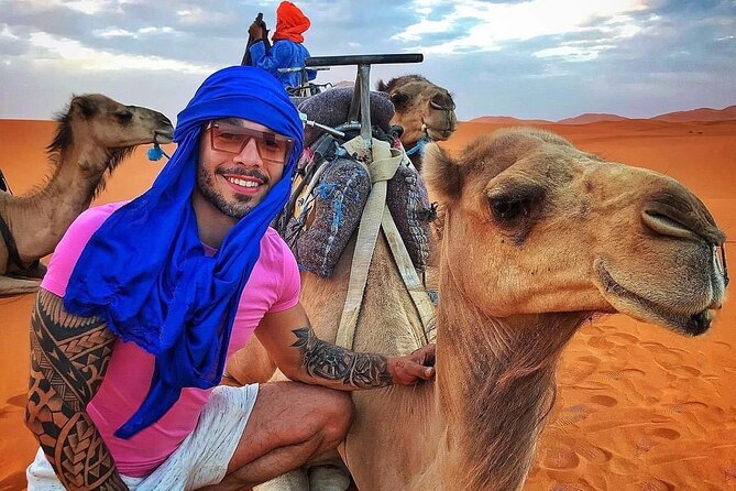3 Days Tour from Marrakech to Merzouga Desert with Luxury Camp - Camel Ride Into the Dunes, Sunset Stop, and Sandboarding Time