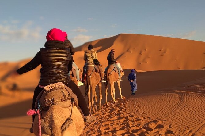4-Day Guided Desert Tour from Marrakech - Merzouga Camel Ride to a Nomadic Berber Camp: Sunset, Drums, and Cold Nights
