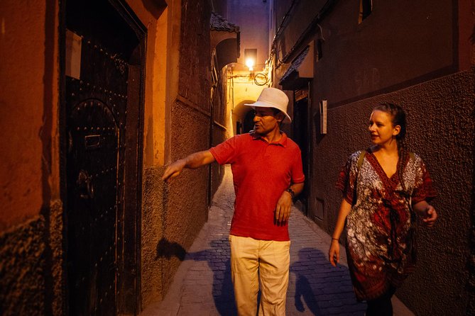 A Magical Evening in Marrakech: Private City Tour - Riad Les Nuits de Marrakech and Derb Dabachi for street-level shopping sense