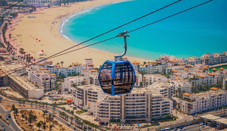 Agadir: Cable Car Ticket and Guided City Tour - Riding the Agadir Cable Car to Kasbah Oufella