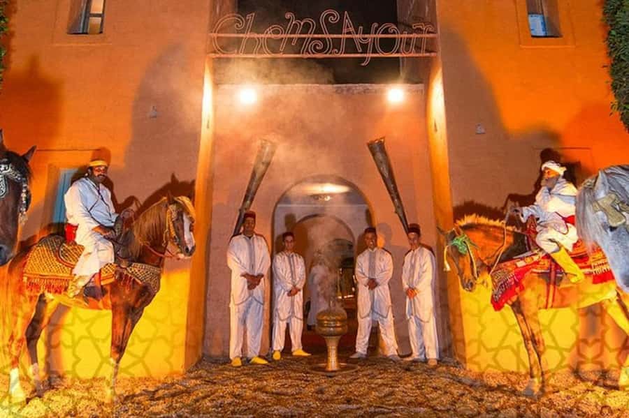 Agadir Fantazia Berber Night Show with Dinner - The dinner you actually remember: harira, tagine, couscous, and mint tea