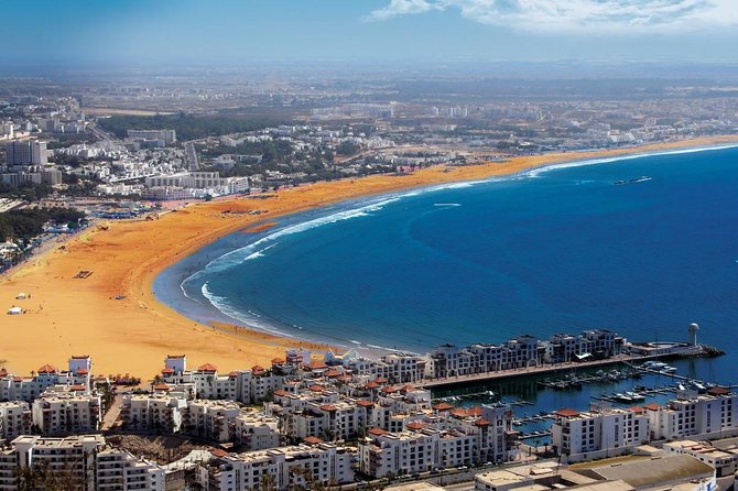 Agadir guided city tour half-day trip - Mohammed V Mosque in Talborjt: architecture with a 1969 story