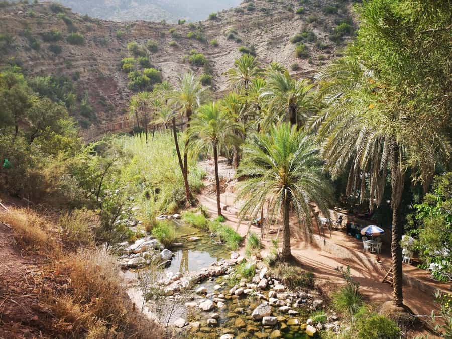 Agadir: Paradise Valley & Desert Sand Dunes with Camel Ride - Photo stops and the short hike into the valley pools