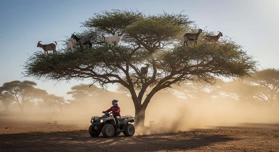 Agadir: Quad Bike Safari Desert With Moroccan Tea - Two hours on the ATV: rugged terrain, big views, and engine noise