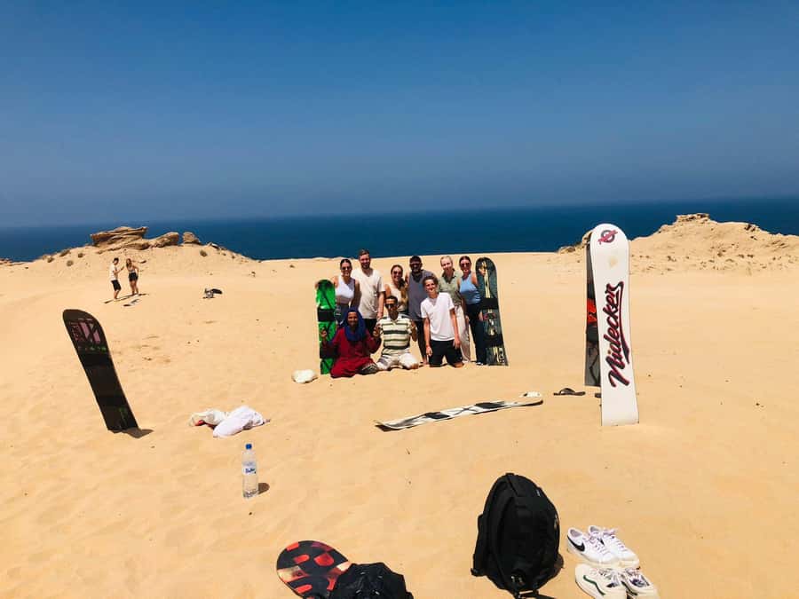 Agadir/Taghazout: Desert Sandboarding & Visit to the Canyon - The guide experience: Abdul and the calm teaching style