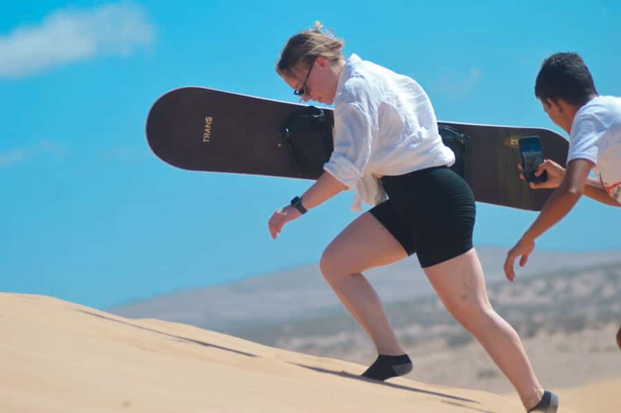 Agadir/Taghazout : Paradise Valley & Sandboarding with Lunch - Tamri lunch break: tajine, mint tea, and a real breather