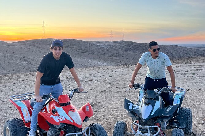 Agafay Adventure: Quad & Camel, Dinner Show, Desert with Sunset - The Sunset Pause: Fire, Music, and That End-of-Day Glow