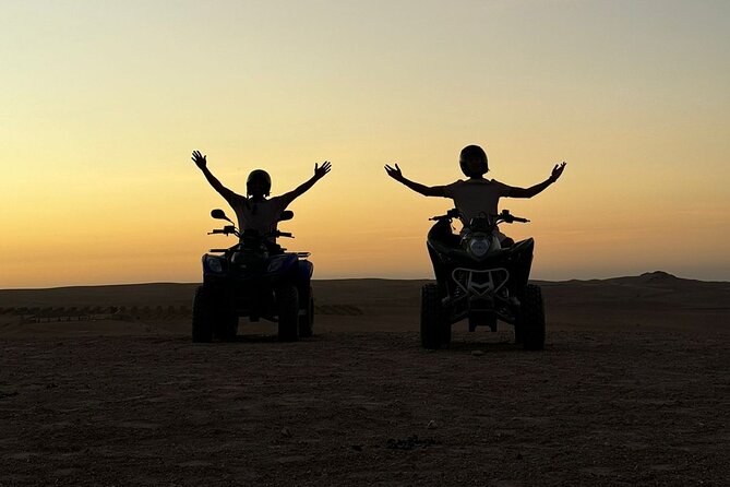 Agafay Desert, 2H of Quad Biking, tea & transfer from Marrakech - At the Base: Equipment, Instructions, and a Mechanic Keeping Watch
