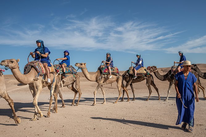 Agafay Desert Camel Experience with snack from Marrakech - Meeting your group leader and picking up your camel