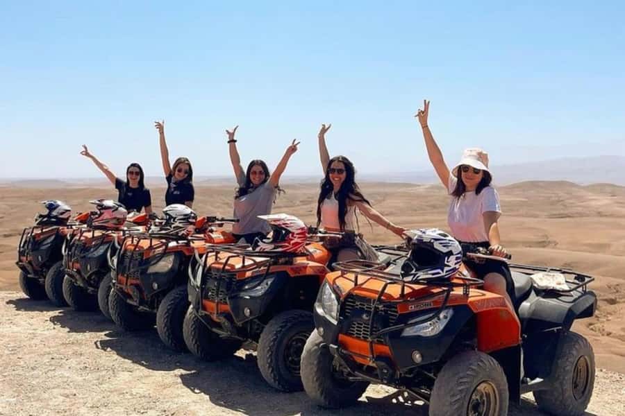 Agafay Desert Day: Quad Bike, Lunch & Swim Adventure - From Marrakech to Agafay, and back again, in one smooth arc