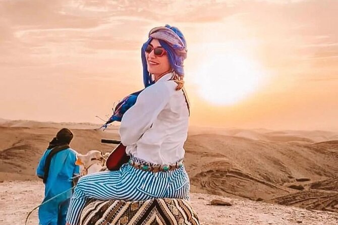 AGAFAY DESERT: Dinner, Camel Ride, Berber Camp , Sunset - Getting your bearings in the stone desert