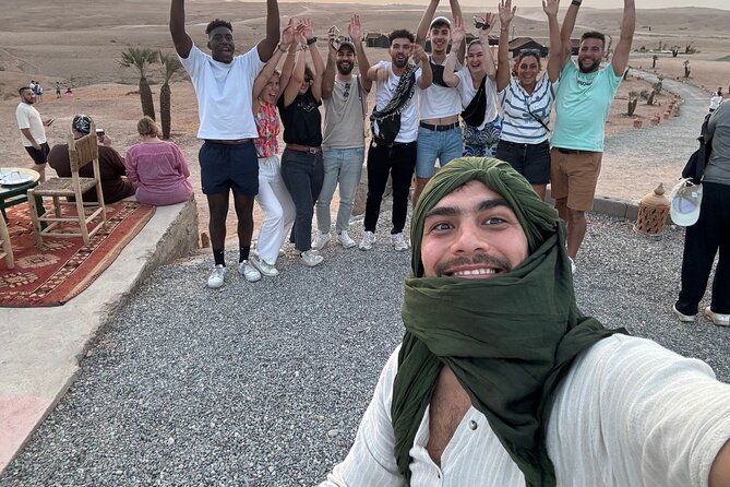 Agafay desert Full experience quad , camel ride , dinner and Show - Moroccan folklore show: Gnawa, Berber songs, belly dancing, and fire
