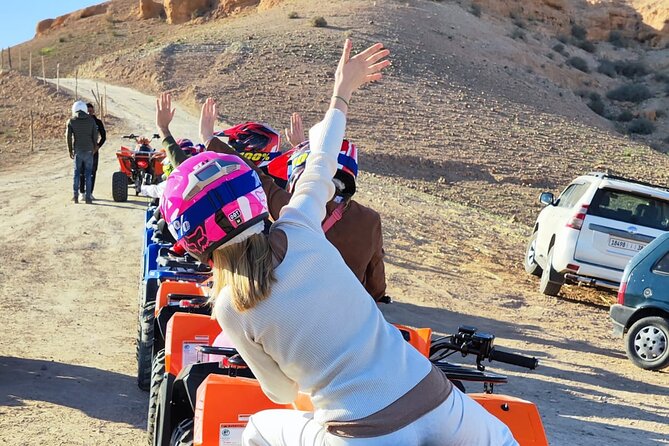 Agafay Desert Package, Quad Bike, Camel Ride and Dinner Show - From hotel pickup to quad-biking on the dunes