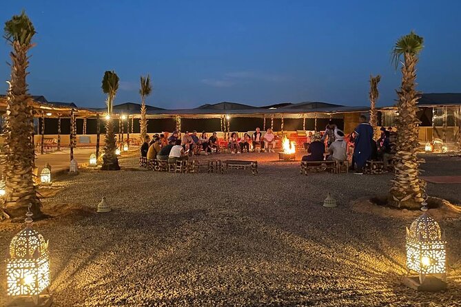 Agafay Desert Package: Quad, Camel Rides & Dinner Show or Lunch - The 3-course Moroccan meal, plus music and fire show (dinner option)