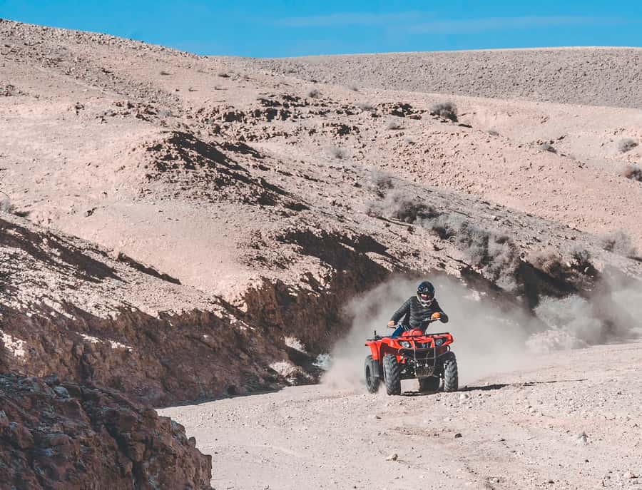 Agafay Desert: Quad Bike and Camel Ride Adventure Tour - Agafay Desert, The Rocky Cousin to the Sahara