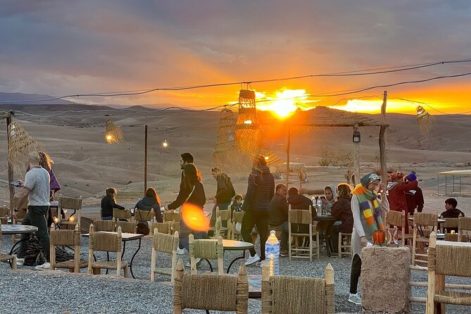 Agafay Desert: Quad Bike & Camel Ride & Magical Diner with Show - Dinner Show Under Lanterns: Food First, Then the Performance