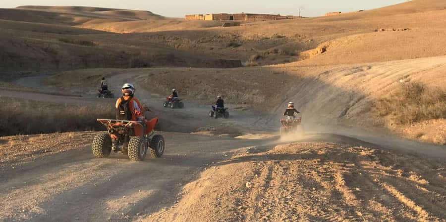 Agafay Desert Quad Biking - What happens when you arrive: briefing, gear, then you’re off