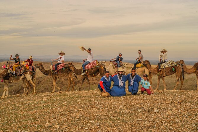 Agafay desert - Quad, camel, and dinner show - Quad biking in the stone desert: adrenaline with structure