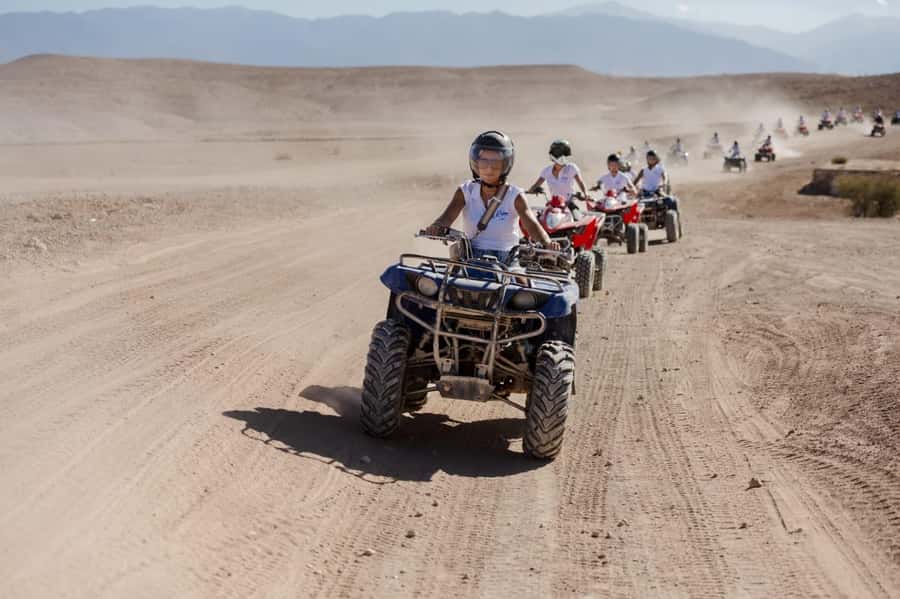 Agafay Desert: Quad, Camel Ride & Luxury Lunch with Pool - The camel ride: trading speed for connection