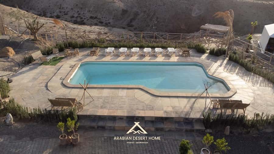 Agafay Desert: Quad, Camel Ride & Luxury Lunch with Pool - Pool time and sunset views: the best kind of reset
