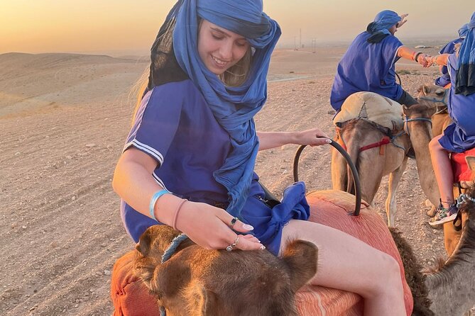 Agafay desert sunset camel ride Tour from Marrakech - Photos and Sunset, Built Into the Flow