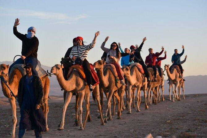 Agafay Desert Sunset Camel Ride with Dinner in Camp - The camel ride at sunset, where timing does the magic