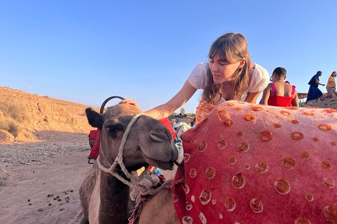 Agafay Desert sunset Dinner & Fire Show - from Marrakech - Sunset views in a rocky desert, what you should expect visually