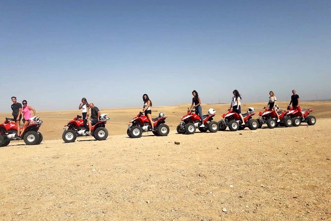 Agafay Half Day Rocky Desert Experience – Quad Bike & Camel Ride - ATV Time in Agafay: Rough Ground, Big Views, and Photo Stops