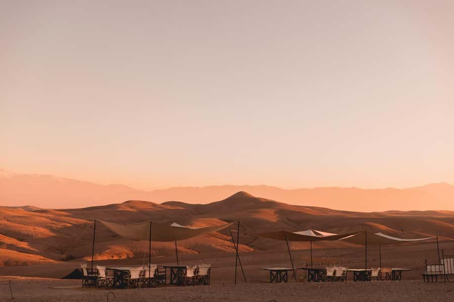 Agafay: Half-Day Rocky Desert Quad & Camel Ride with Lunch - Agafay desert: the quick-change from city life
