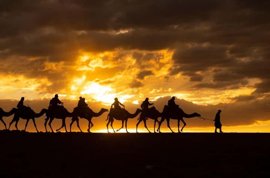 Agafay: Quad, Camel Ride & Dinner Show from Marrakech - Camel ride at sunset: 15 minutes of slower desert time