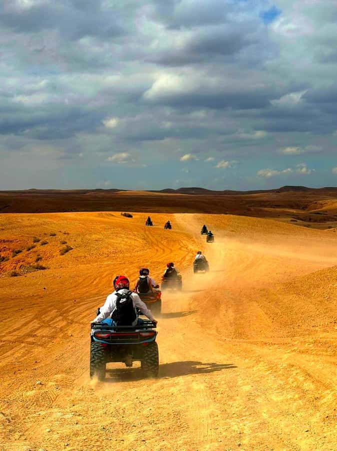 Agafay Tour: Sunset, Dinner, Camel ride, Quad and fire show - Agafay at Sunset: Rocky Dunes, Camel Time, and Firelight Energy