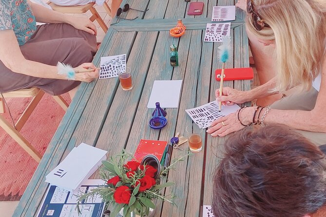 Arabic Calligraphy Workshop Marrakech - Your personalized name calligraphy plus take-home bookmarks