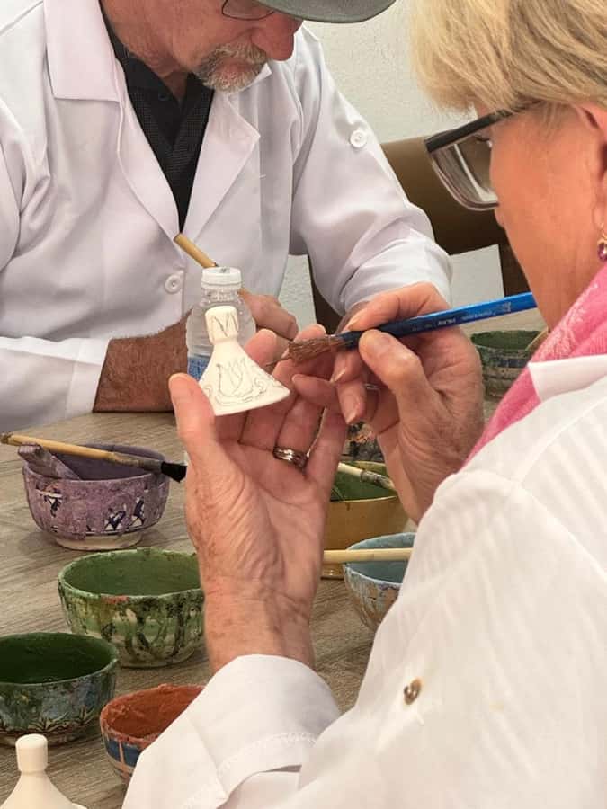 Artisan for a Day: Pottery & Zellige Workshop in Fez - Painting Traditional Patterns: Choose What You Like, Then Plan for Firing
