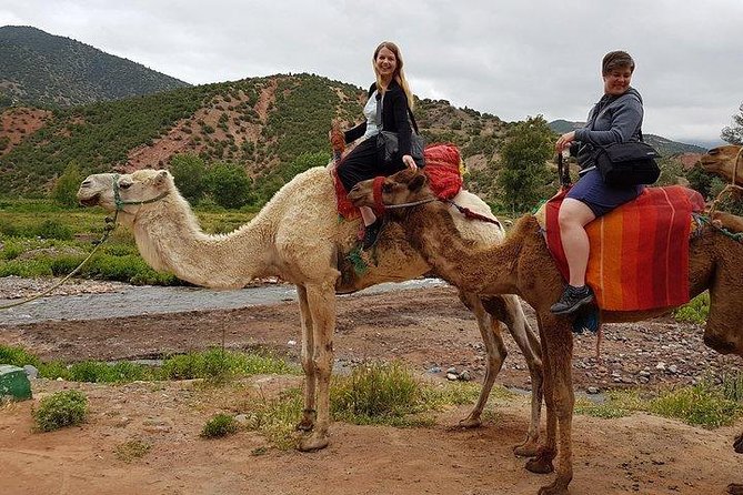 Atlas Mountains and Three Valleys & Waterfalls - Camel ride Day Trip Marrakech - Tahnaout, Mulay Brahim Gorge, and Asni Village on the Way Up