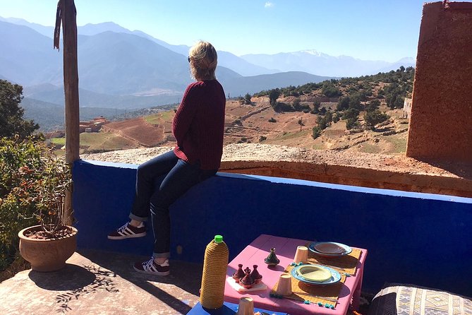 Atlas Mountains experience day trip - Camel ride around the mountains, then mint tea under a tent