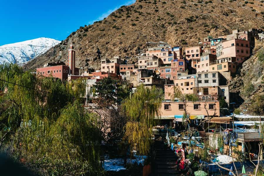 Atlas mountains, Ourika valley, berber villages trip & Guide - Riverside Lunch in the Valley: Tagine, Couscous, and Quiet