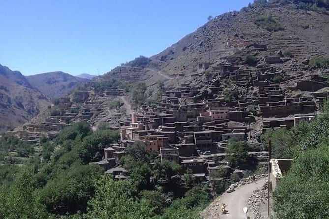 Atlas Mountains, waterfalls and Berber Villages with a guide - Moulay Brahim and Asni markets: valley views and market energy