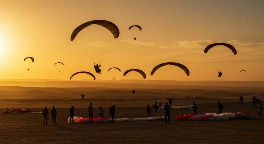 Atlas Paragliding & Agafay Desert Adventure from Marrakech - Mint tea in a Berber tent, plus food tasting and a workshop