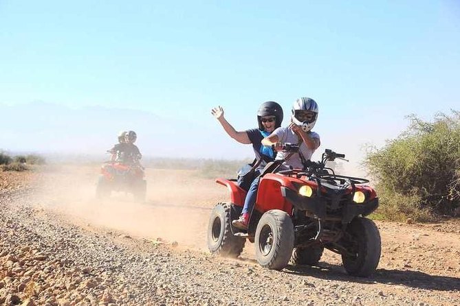 ATV Quad biking in Marrakech desert palmgrove - The Palmeraie route: sandy tracks, palm fields, and photo stops